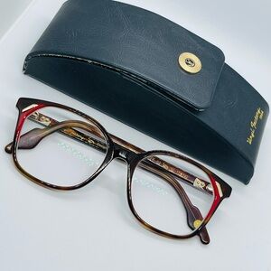 Stylish Tortoise Shell Glasses with Case